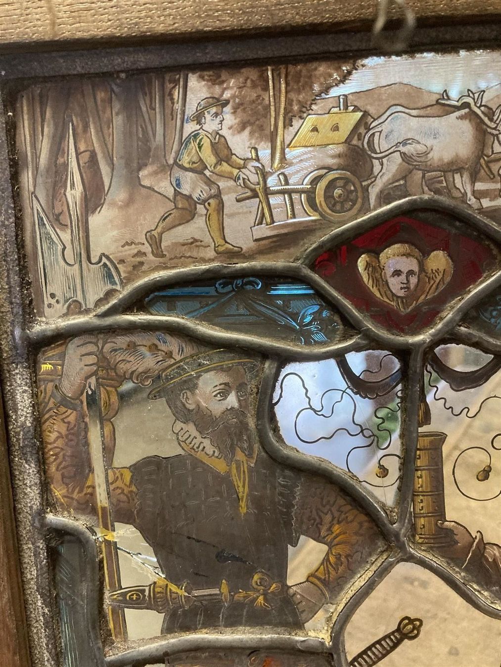 Bicchieri: 1586 Museale rare Glaskunst Glas Fenster – Usato da Bern venduto da Jwpm66 3