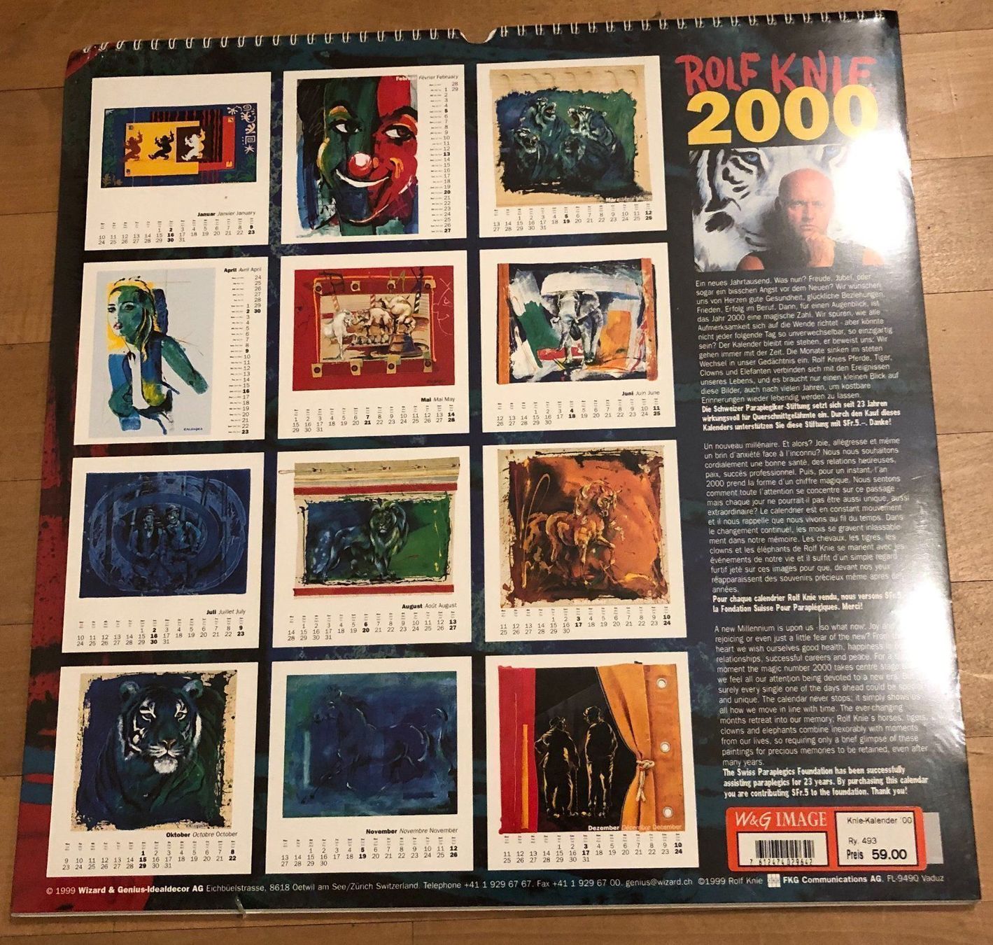 Calendari: Kunstkalender – Nuovo e nell'imballaggio originale da Ramlinsburg venduto da Ruebli.X.Beet 1