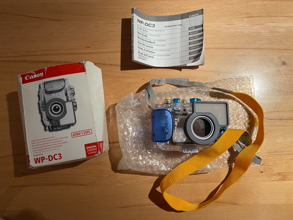 Canon Lampade & Macchine fotografiche: Wasserdichtes Gehäuse für Digitalkamera Canon – Usato da Dachsen venduto da zuihoba