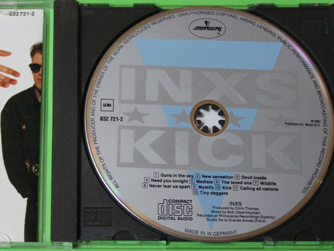 CD: INXS - KICK CD aus den 80ern 1987 – Usato da Tübach venduto da JamesStone 8