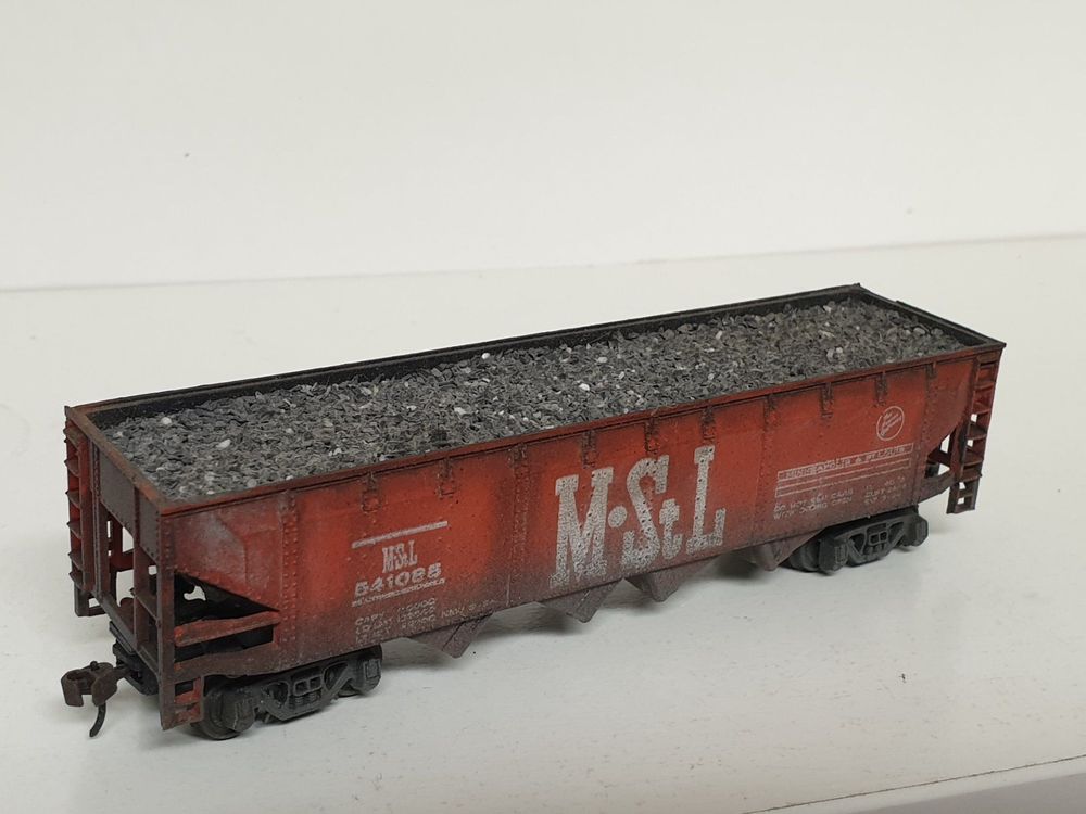Bachmann Hobbyzug Güterwagen Pennsylvania – Maßstab HO, Schwarz, Mit Metallrädern & Karosseriekupplungen