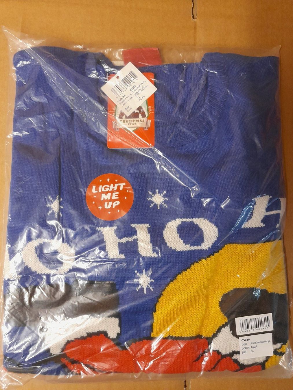 Pullover & Sweatshirts: Weihnachtspullover M blau, mit LED-Beleuchtung, Neu! – Neu (gemäss Beschreibung) aus Aristau von daniel_s_1