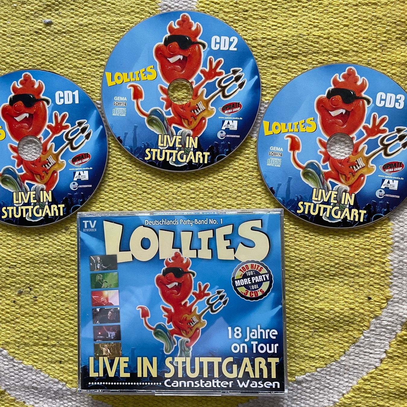 CD: LOLLIES-3CD BOX SET LIVE IN STUTTGART – Usato da Rorschacherberg venduto da CD-Roli