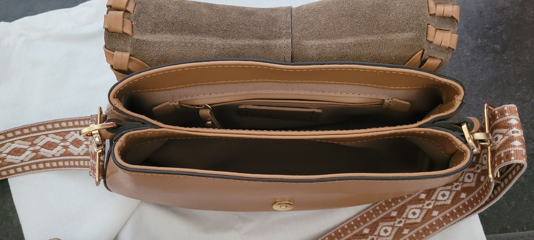 Gianni Chiarini Borse da donna: Sac à main en cuir camel Gianni Chiarini – Usato da Sion venduto da likaloba 5