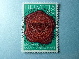 1983 150 Jahre Basel Landschaft 700 ET Vollstempel