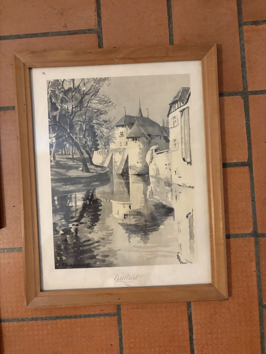 Tableaux: 3 Bilder mit Rahmen zusammen  – D'occasion à Berikon par AntiqueMeant 2