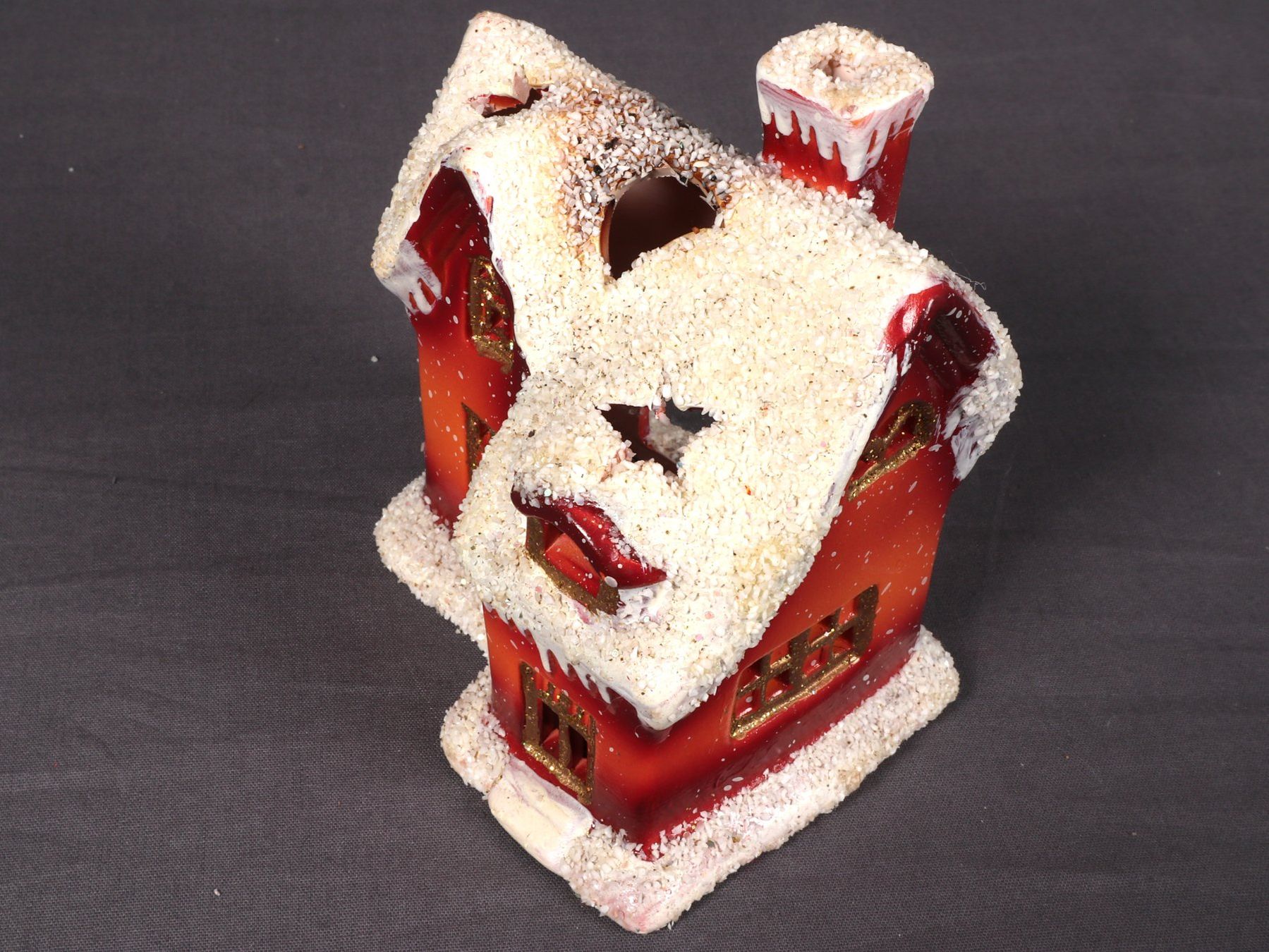 Tutte le decorazioni: WEIHNACHTSDEKO Schneebedecktes Häuschen – Usato da Steinen venduto da Restwert_Steinen 7