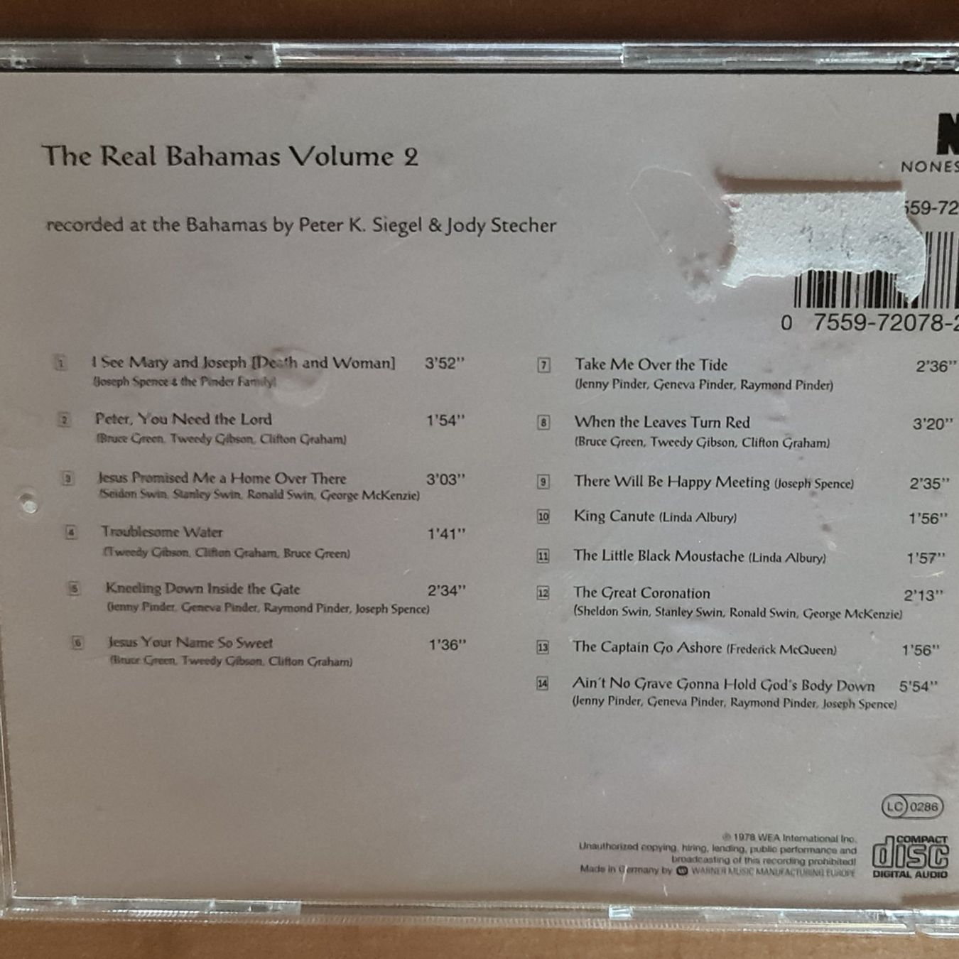 CD: CD The real Bahamas vol.1 – Usato da Dintikon venduto da Vexi 1