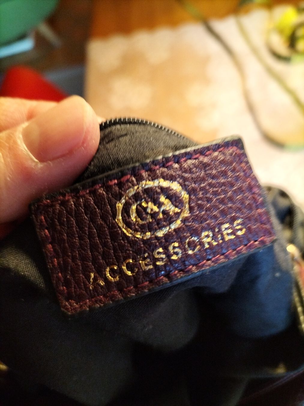 C&A Borse da donna: C&A Handtasche, Umhängetasche, bordeauxrot – Usato da Schaffhausen venduto da sunsetever 6