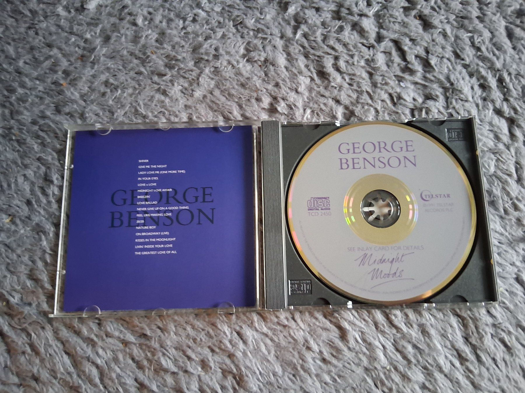 CD: GEORGE BENSON     MIDNIGHT MOODS      CD – Usato da Wetzikon ZH venduto da Ramones01 2