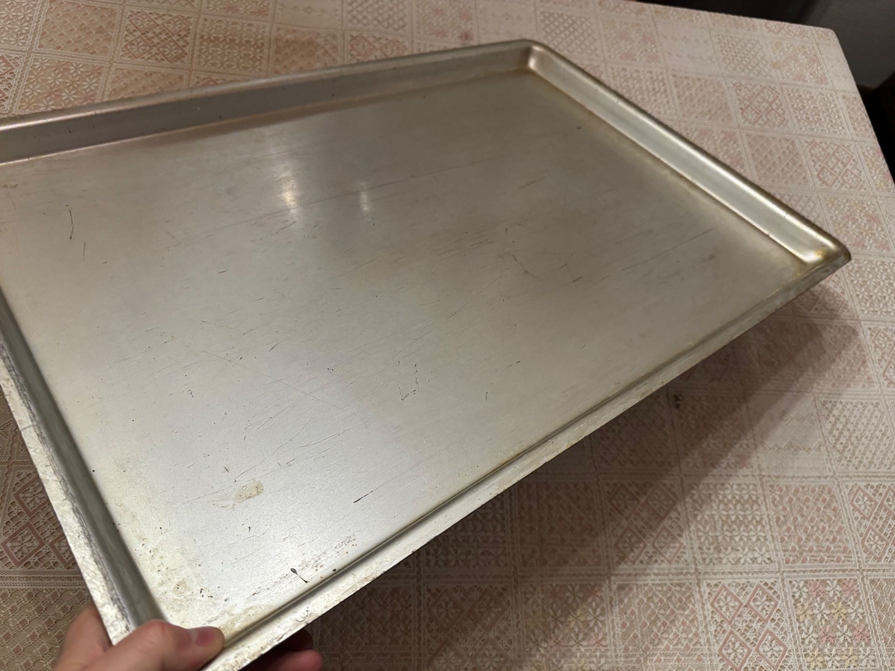 Teglie da forno: Grosses Alu-Backblech 45 mal 65 cm – Usato da Winterthur venduto da sportdisco2 4