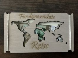 Verpackung aus Holz für Geldgeschenke 
