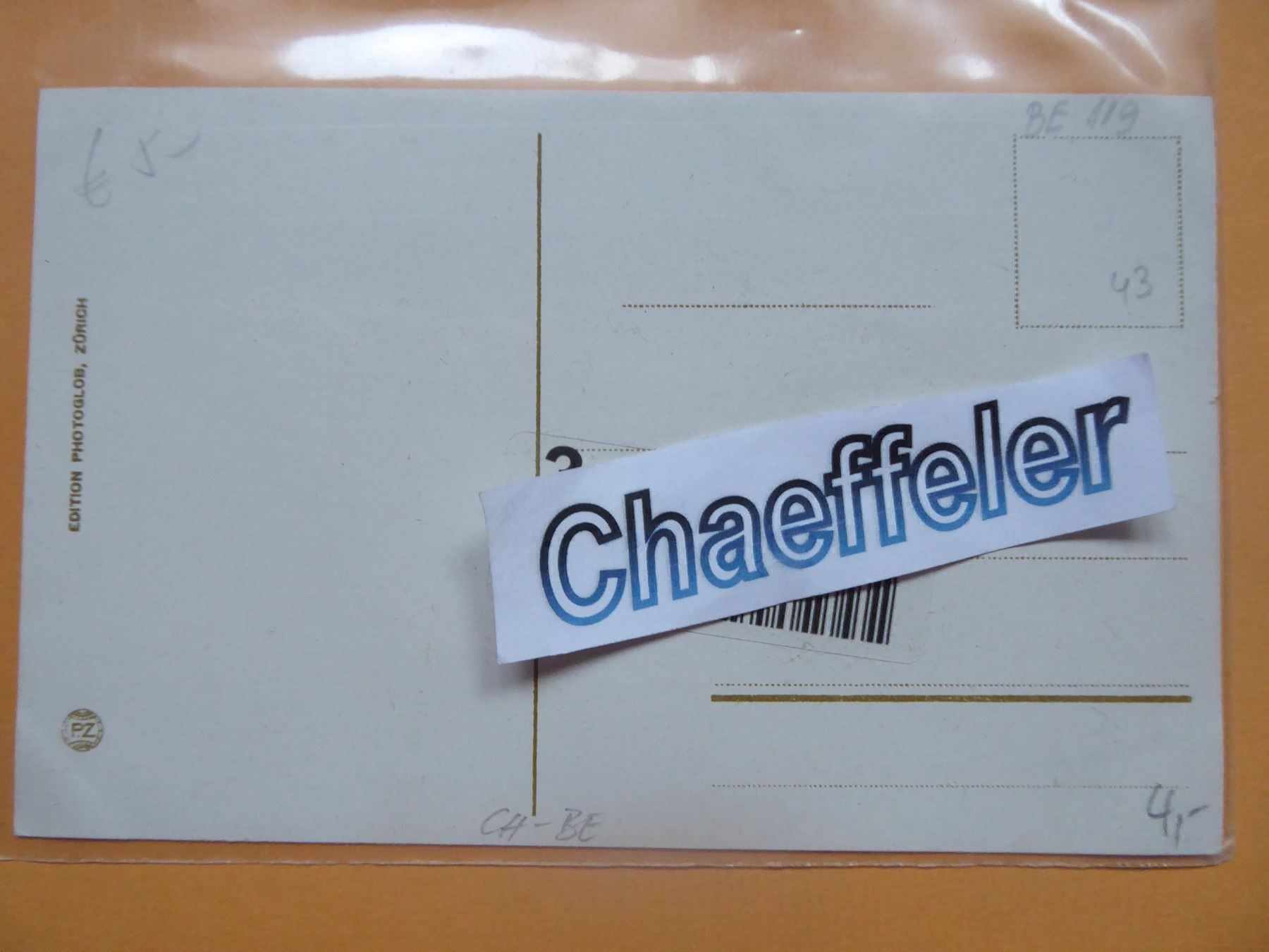 Cartoline postali: m 5682 Adelboden mit Wildstrubel – Usato da Zürich venduto da Chaeffeler 1
