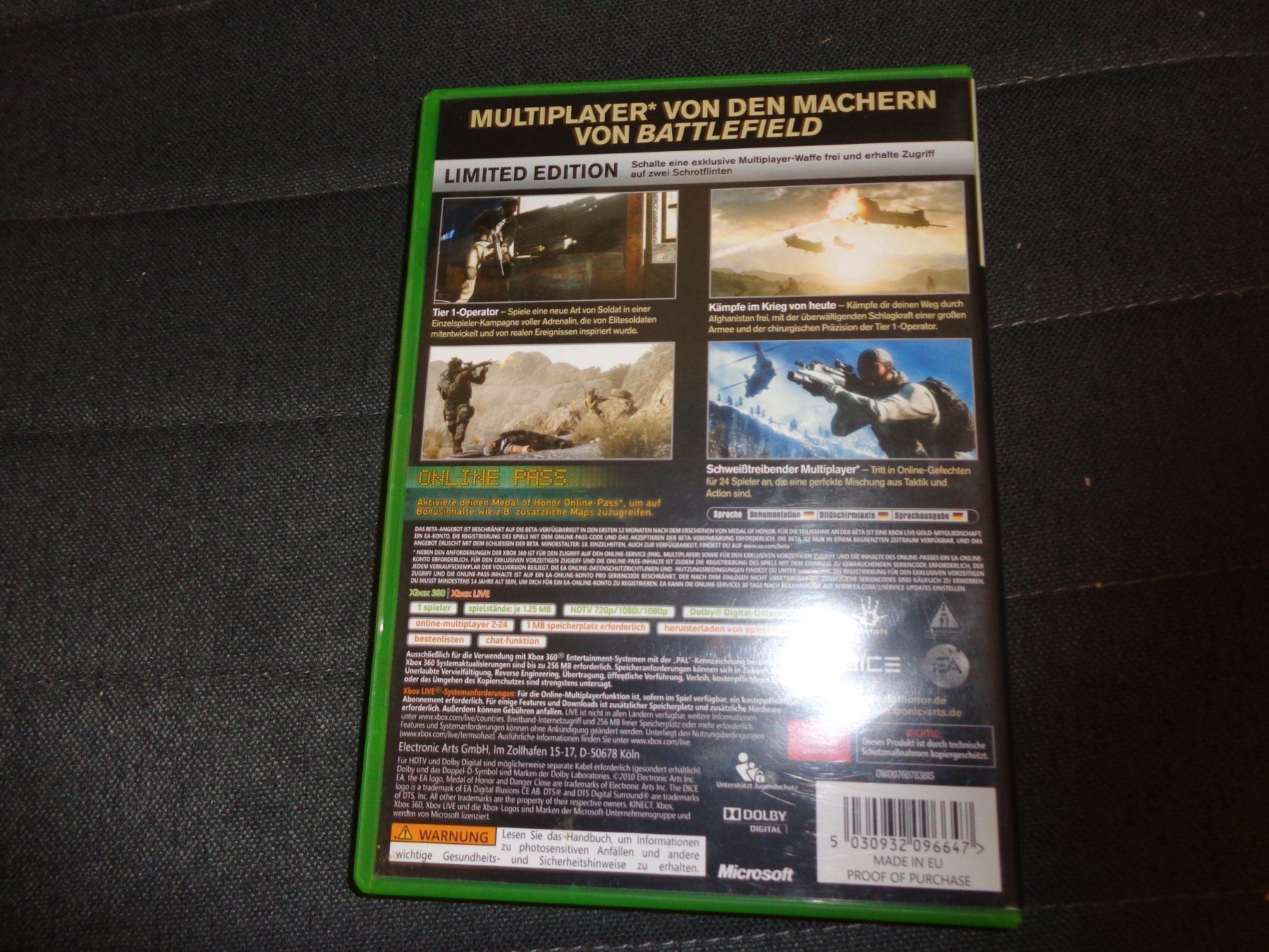 Giochi: Medal of Honor XBOX 360 – Usato da Olten venduto da Disc-Ausverkauf 2