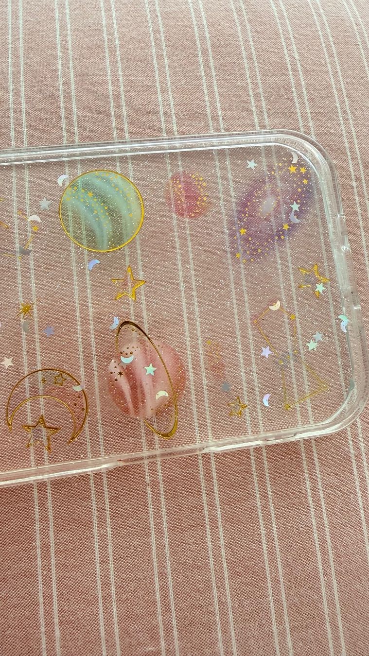 Cover & Protezioni schermo: iPhone Air silicone case planets glitter – Nuovo (secondo la descrizione) da Frauenfeld venduto da Vanityroom 2