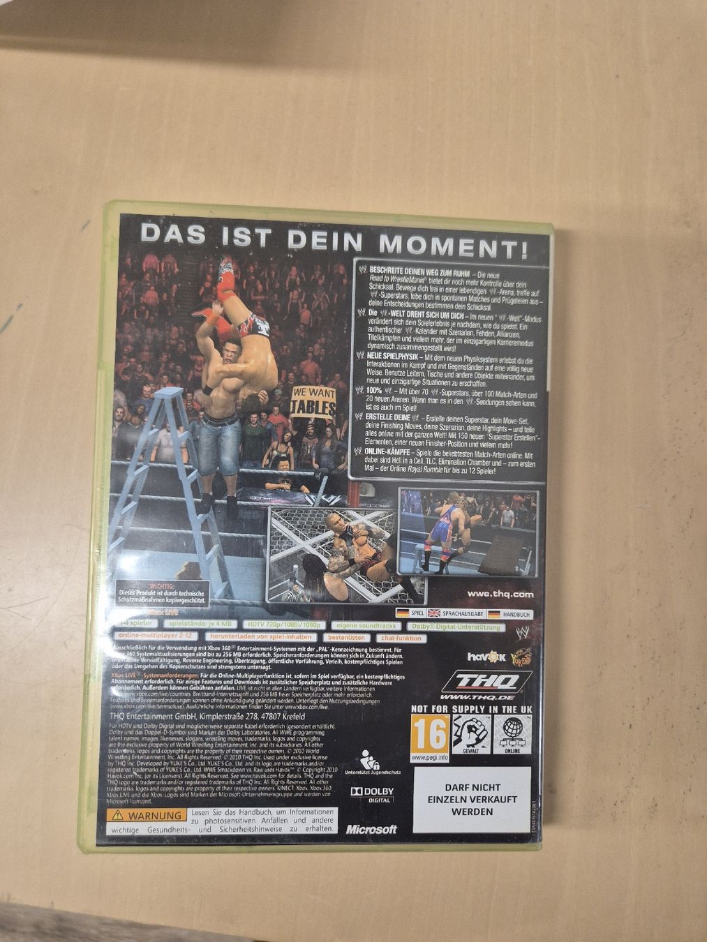 Spiele: Xbox 360 - WWE Smackdown vs Raw 2011  – Gebraucht aus Tuggen von Santasbag 4