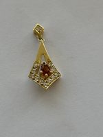 Schmuckanhänger Gelbgold / Diamanten 18 Karat