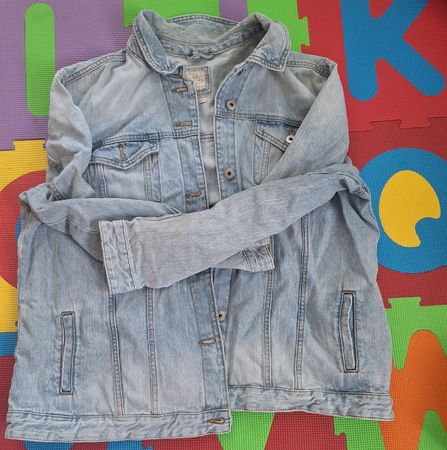 Coole Jeansjacke von Clockhouse, helle Waschung, Gr. 50