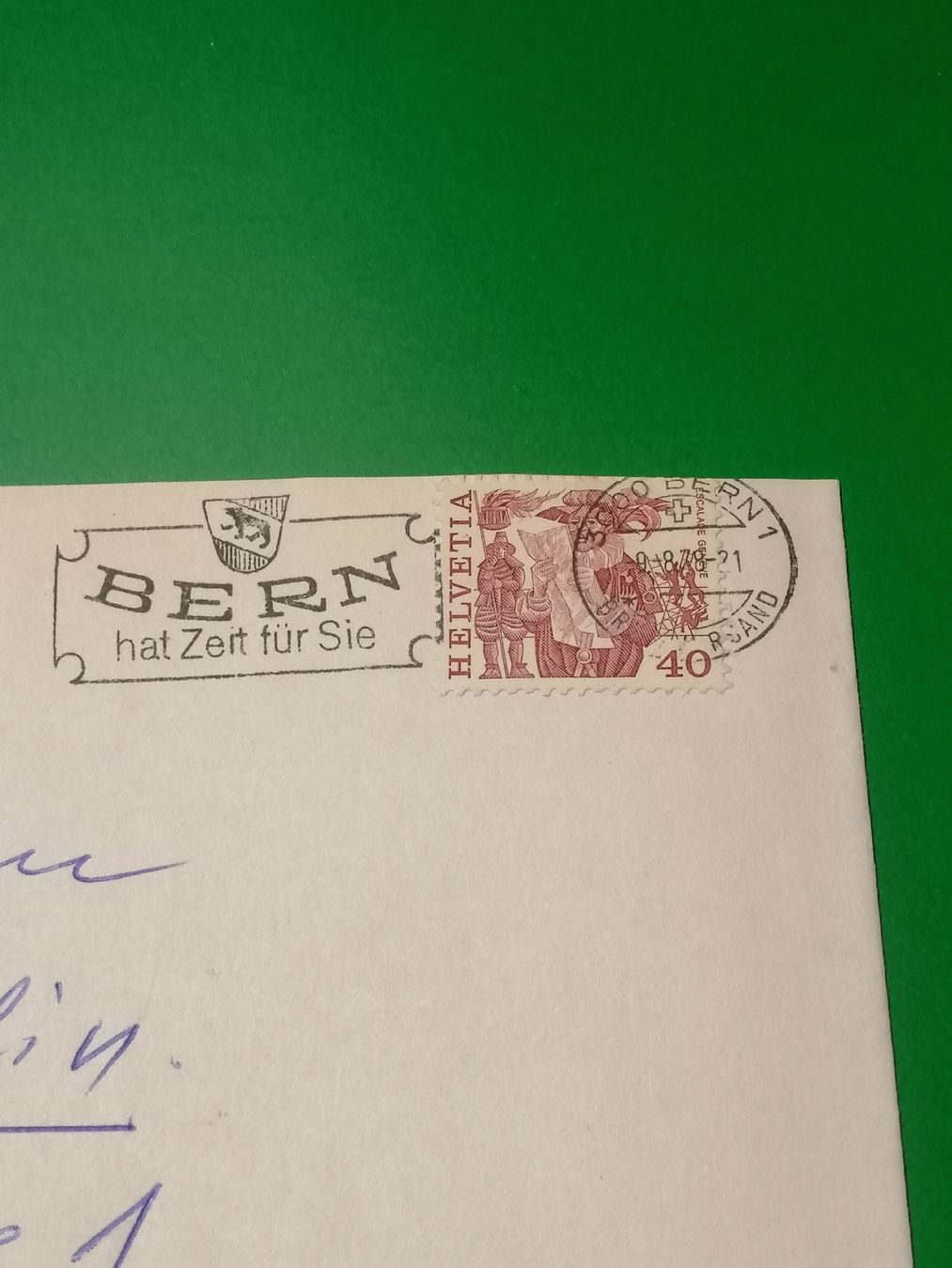 Tutti i francobolli: Stempel Bern hat Zeit fur Sie 1978 – Usato da Lausanne venduto da Jdelta