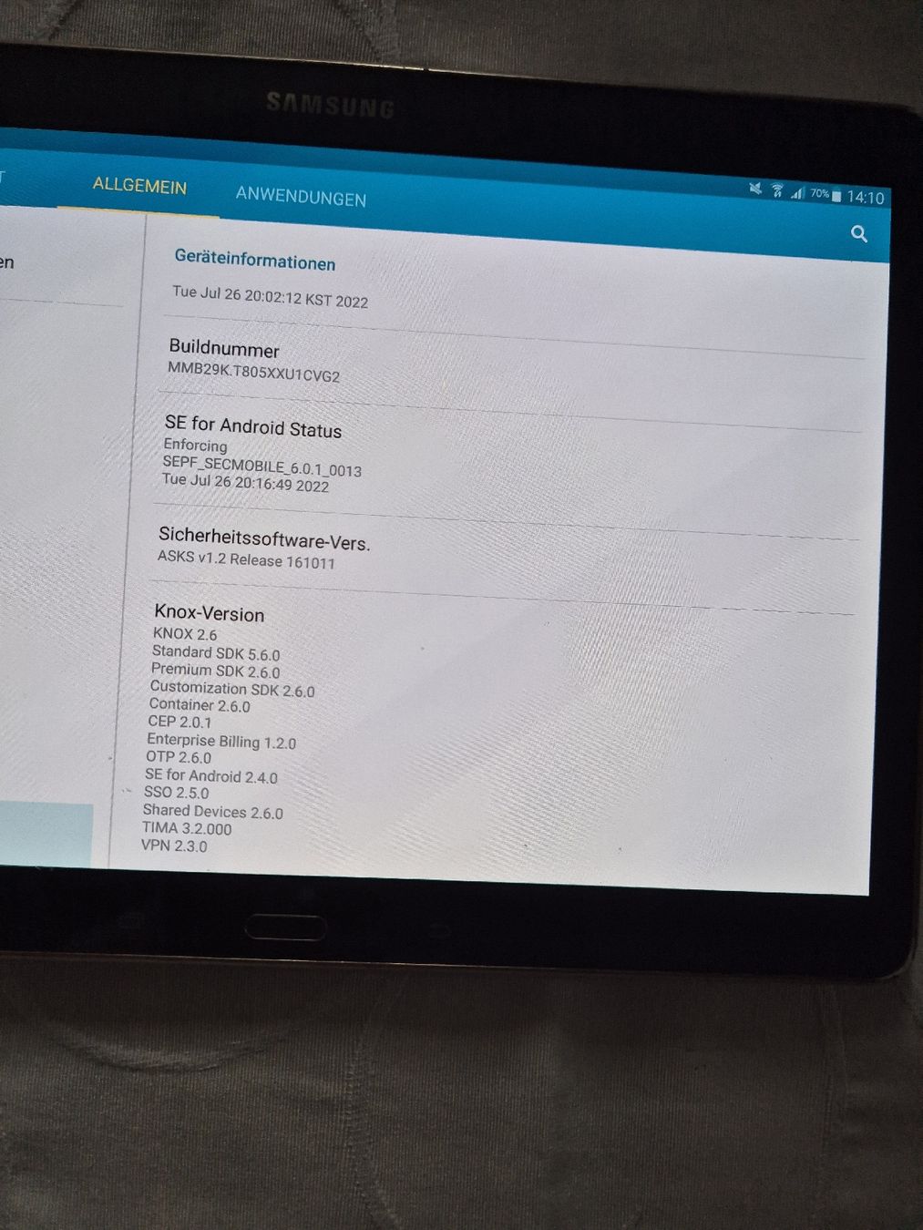 Samsung Tablet PC: Samsung Galaxy Tab S – Usato da Hörhausen venduto da Nuage81 3