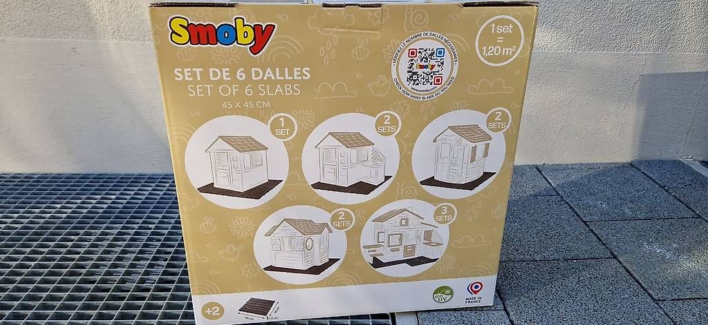 Casette per bambini: Smooby Bodenplatten Set Neu – Usato da Aarau Rohr venduto da Meldan 1