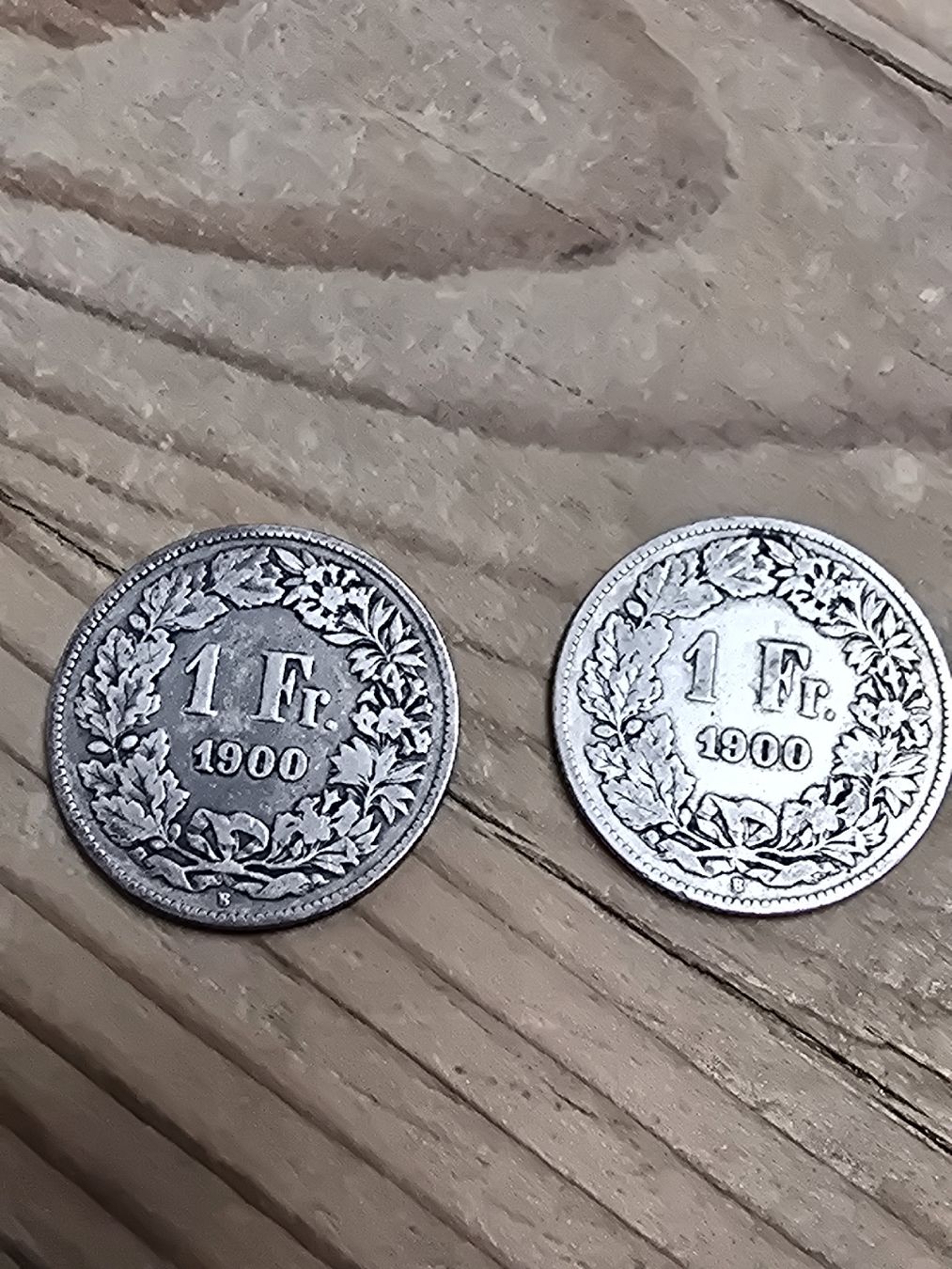 Tutti le monete: 2Stk Silber 1Franken 1900 – Usato da Pfäffikon SZ venduto da 26.4.14.17.25