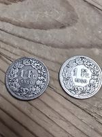 2Stk Silber 1Franken 1900