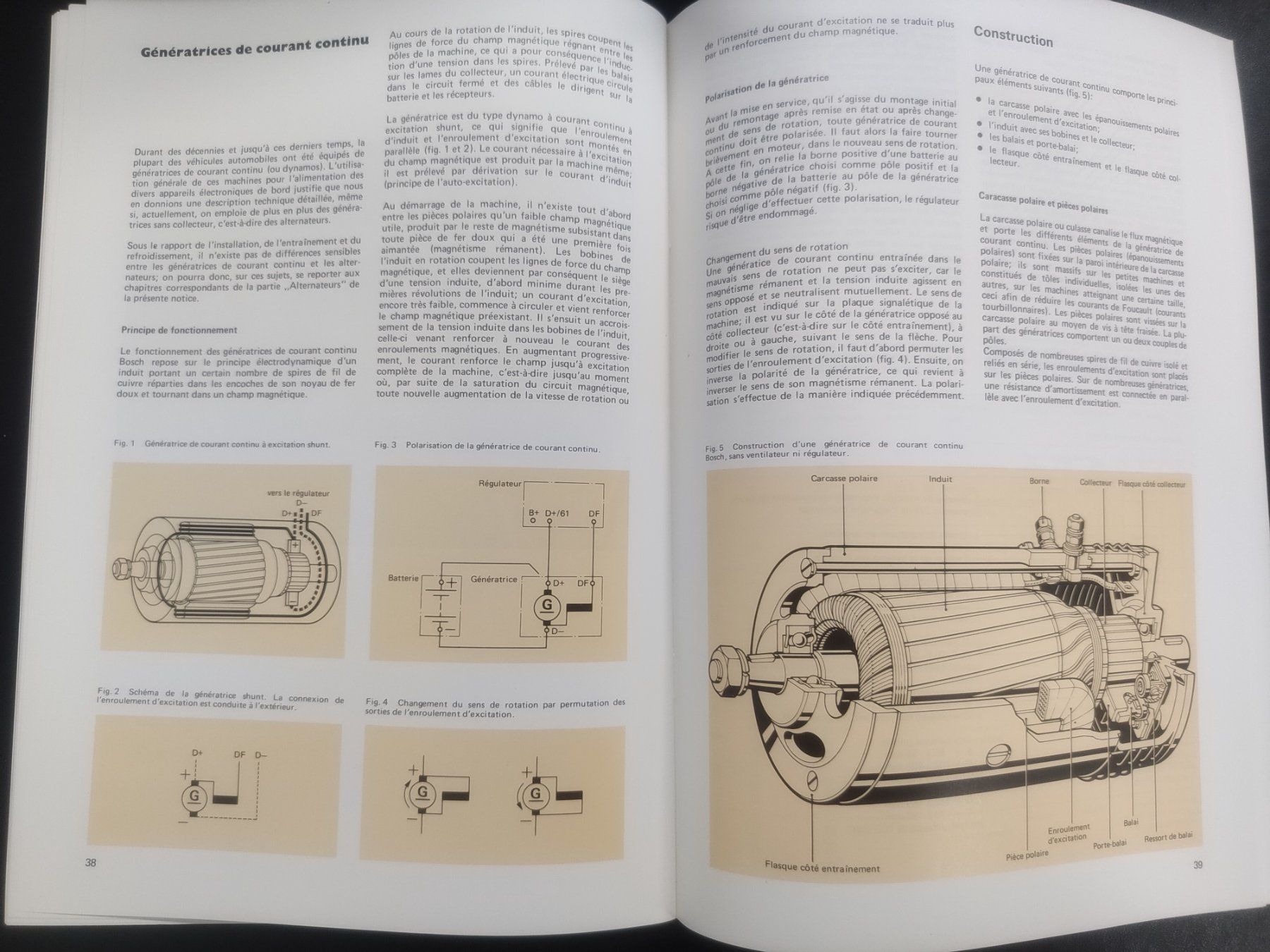 Livres: Notice technique Bosch Génératrices – D'occasion à Vulliens par cochise0 7