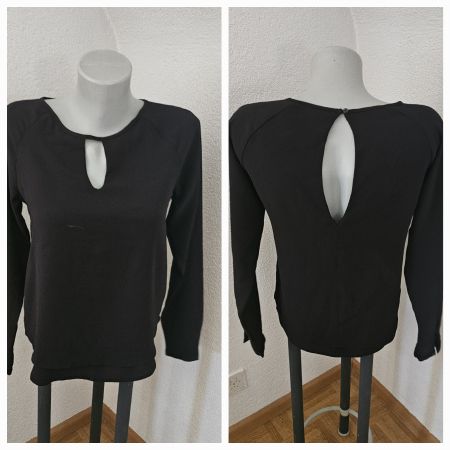 chices Business Shirt ONLY Schwarz Gr. 34 - sexy Back