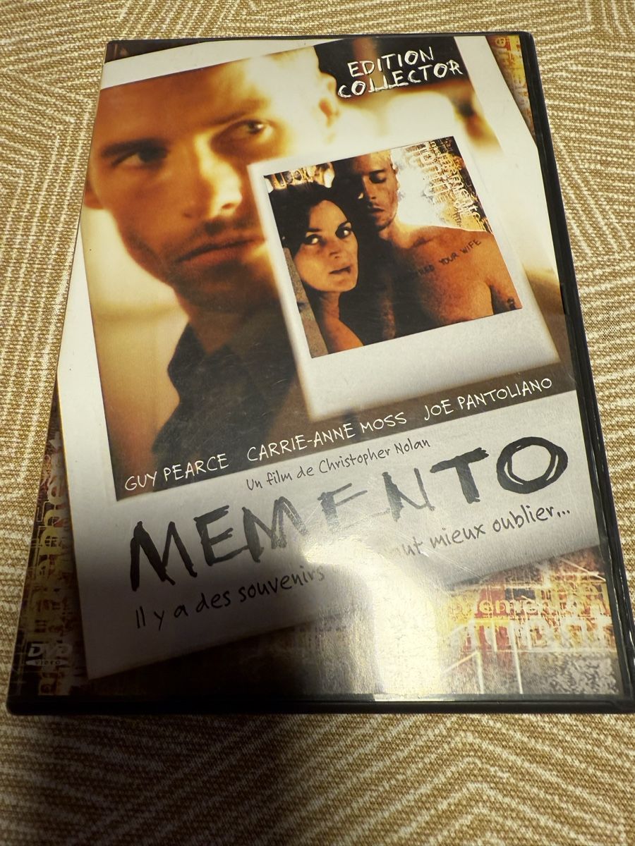 Tutti i DVDs: Mémento (de Christopher Nolan) Guy Pearce – Usato da Troinex venduto da grigri2020