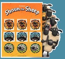 Spezialbogen - Shaun the Sheep VOLLSTEMPEL