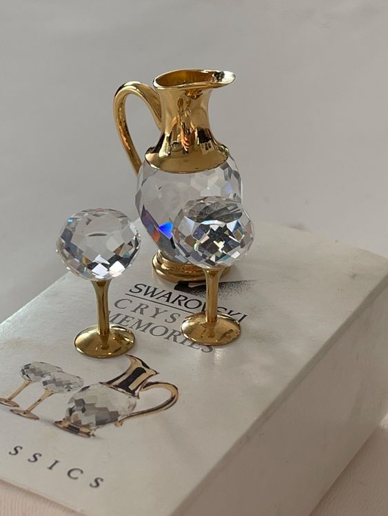 Raquette De Tennis Swarovski Crystal Memories Classics - Boules Dorées (manquantes) - Fabriquée En Autriche