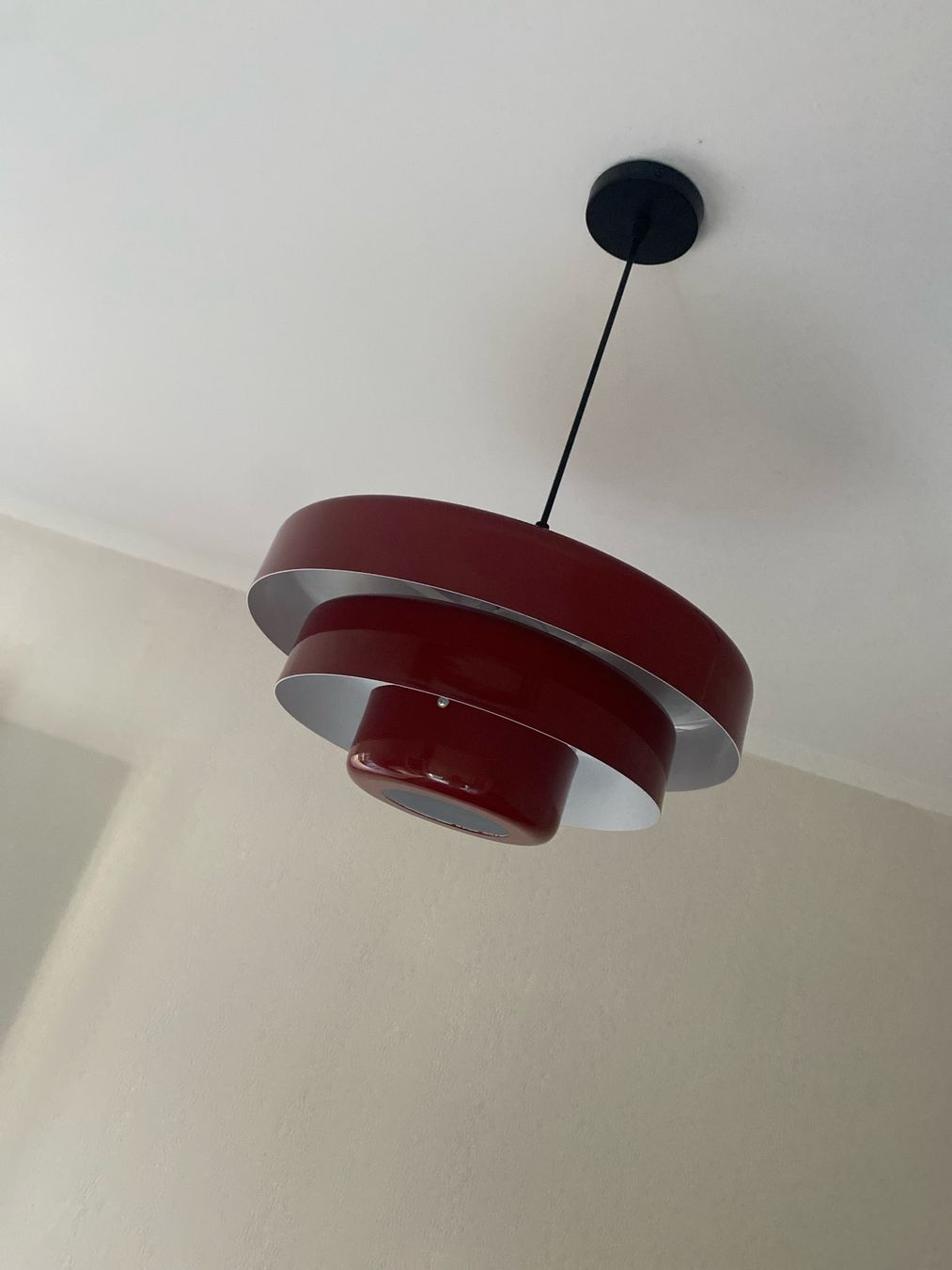 Lampadari & plafoniere: Rote Retro-Hängelampe Top Zustand! – Usato da Brig venduto da pra_b5r9