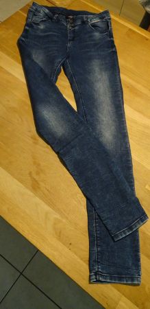 sehr bequeme Jeans-Hose Gr. 170 mit 2% Elasthan