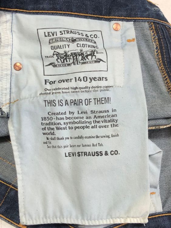 Jupe Droite Levi's 468 En Bleu - Taille XS - Occasion En Très Bon état, Prix Réduit