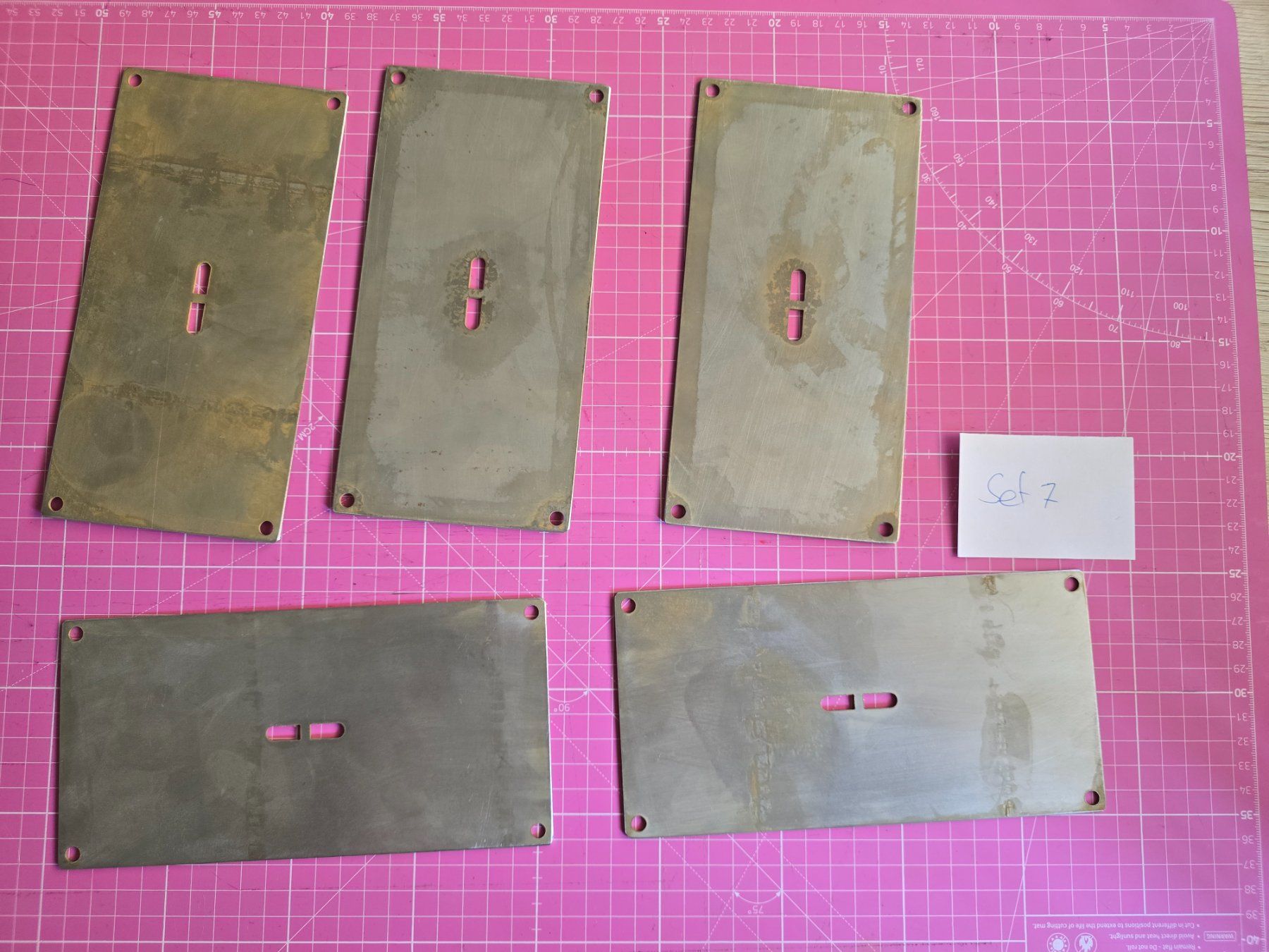 RC Modellbau: Modellbau Baustellenzubehör Stahlplatten Set 7 – Gebraucht aus Münchenstein von Legatar001