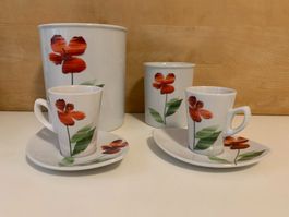 Schönes Porzellan-Set, Marke Schloss Amalienburg, neu