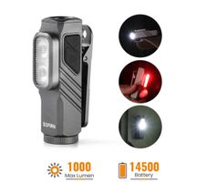 Neu: Sofirn ST10 Mini Clip LED Lampe mit 1000 Lumen