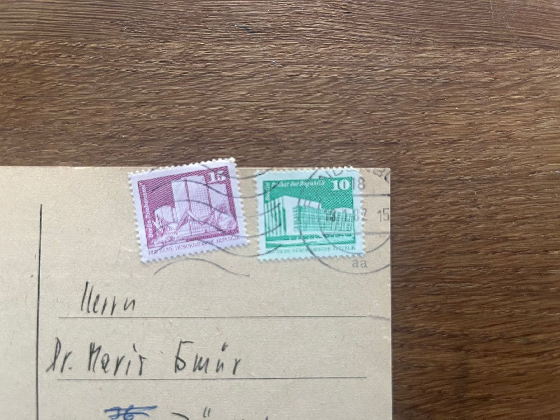 Tous les timbres: Alte Ansichtskarte DDR 1982 – D'occasion à Schlieren par mki_xfh9 1