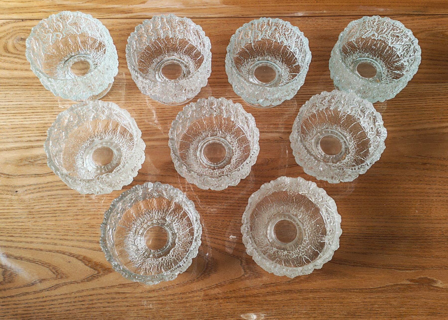 Services de table: coupe en verre moulé – D'occasion à Anzère par nello04
