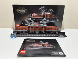 Lego Nr. 10277 Crocodile Lokomotive mit Zusatzanbau !