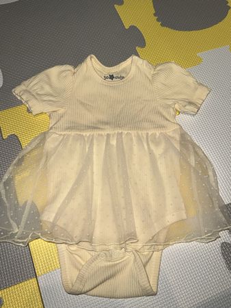 Cute Summer Bodysuit Dress - Size 80 (9-12 months)