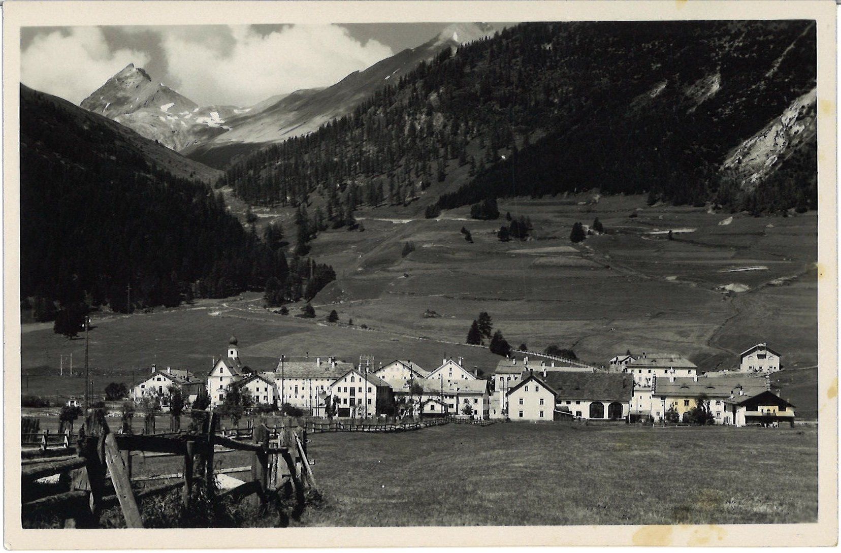 Ansichtskarten: Alte Ansichtskarte von Ponte im Engadin (GR) – Gebraucht aus Chur von mar_95xd