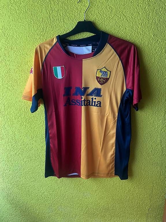 Canottiere & Pantaloni: De Rossi As Rom Retro Trikot – Usato da Büren an der Aare venduto da dan_2b8n