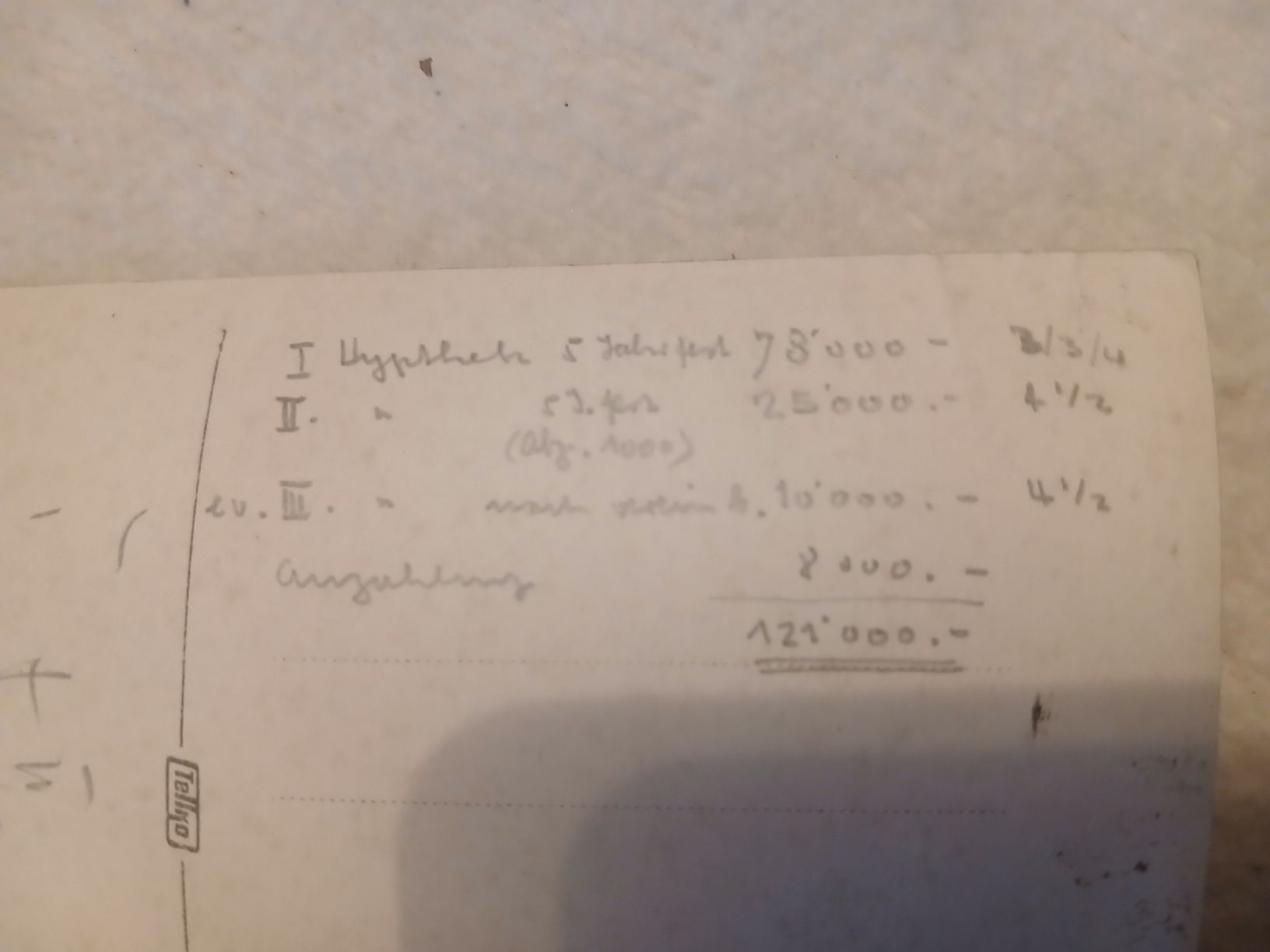 Ansichtskarten: Historische Ansichtskarte Wohnhaus mit Notizen gebraucht – Gebraucht aus Belp von Guadalupe84 3