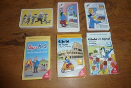 Papa Moll, Globi, 3 x Quartett, AGM, komplett