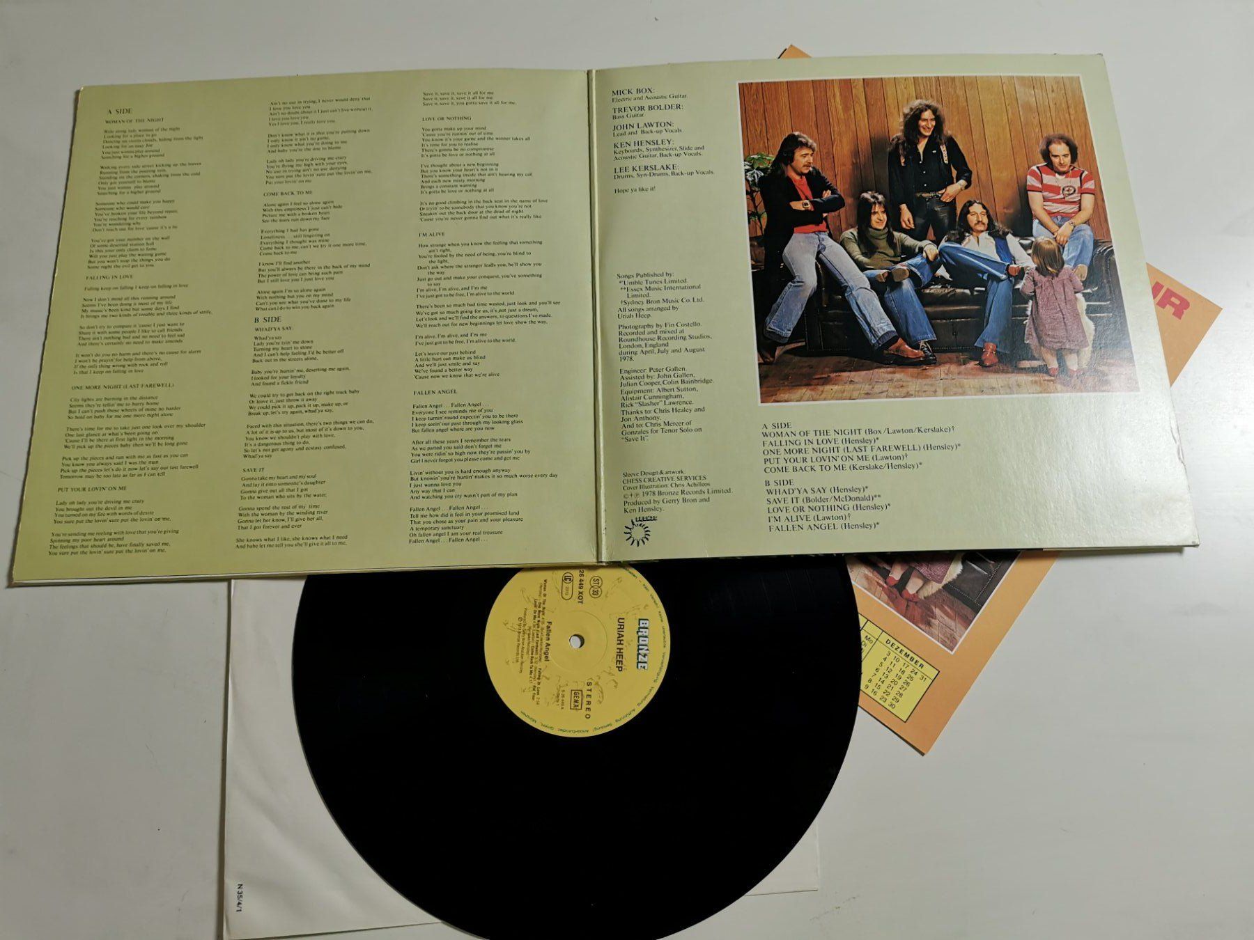 Dischi in vinile: URIAH HEEP -  FALLEN ANGEL – Usato da Grafenried venduto da House-of-Oldies 2
