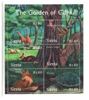 Block "Tiere". Nevis.