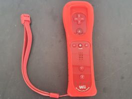 Nintendo Wii / Controller / Fernbedienung mit Hülle / Rot