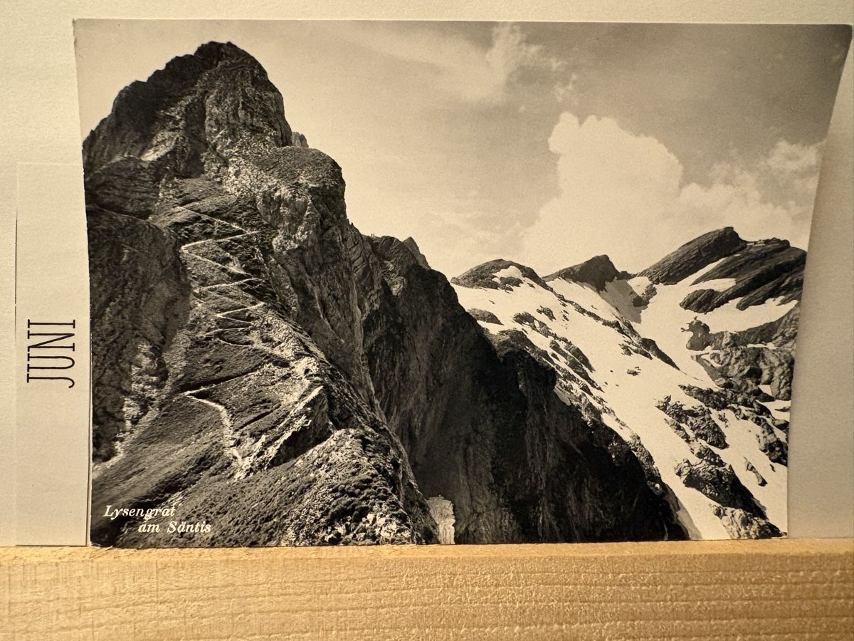 Cartoline postali: AK von Lysengrat am Säntis – Usato da Rümlang venduto da Kartenpost1